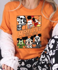 Vintage Mickey & Co Est. 1928 Halloween Shirt