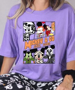 Vintage Mickey & Co Est. 1928 Halloween Shirt