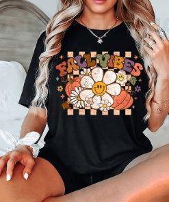 Fall Vibes Shirt, Retro Fall Shirt, Retro Pumpkin T-shirt