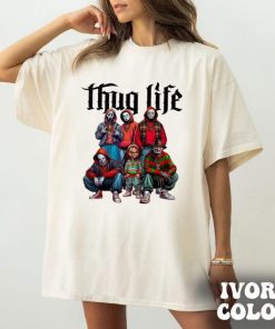 Thug Life Horror Movie Shirt, Scary Halloween Shirt