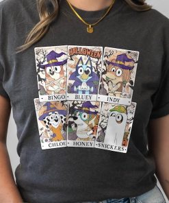 The Nightmare Before Bluey Vintage Halloween T- Shirt