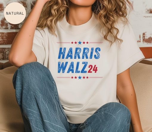 Kamala Harris Tim Walz President VP 2024 US Election Shirt - Vote Blue