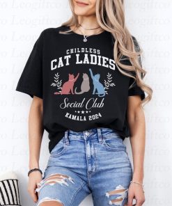 Childless Cat Lady Kamala Shirt | Kamala Harris President 2024 Shirt