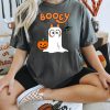 Booey Bluey Comfort Colors Halloween Shirt in Pepper and Ivory