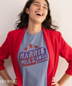 Harris Walz Shirt Retro Vibe Kamala Harris Election 2024 Shirts Kamala