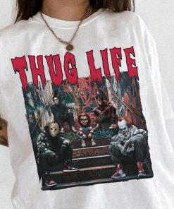 Thug Life Halloween Shirt, Horror Characters Shirt