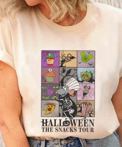 Remy Mouse Skeleton The Snack Tour Halloween Shirt