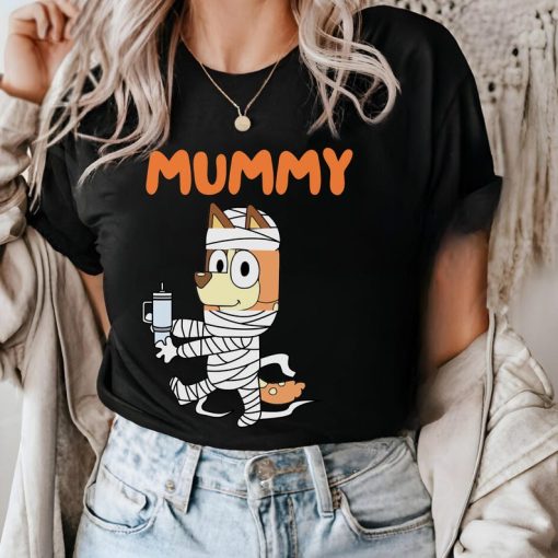 Bluey Mom Halloween Shirt Bluey Halloween Costume Mom Bluey T-Shirt