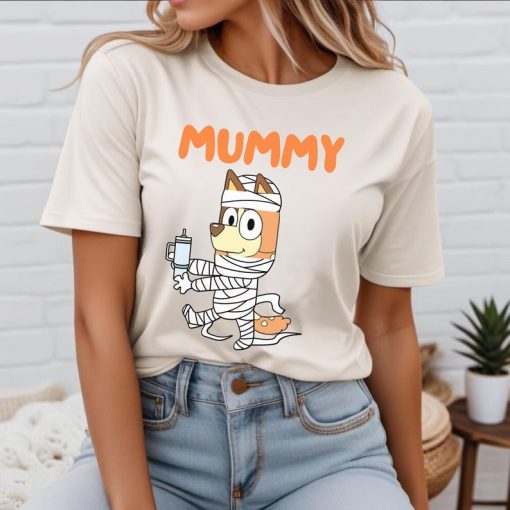 Bluey Mom Halloween Shirt Bluey Halloween Costume Mom Bluey T-Shirt