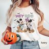 Colors Comfort Hey Boo Mickey And Minnie Shirt