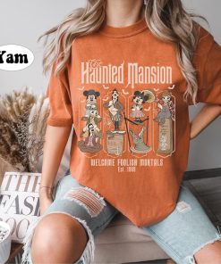 Vintage Mickey and Friends Haunted Mansion Disney Halloween Shirt