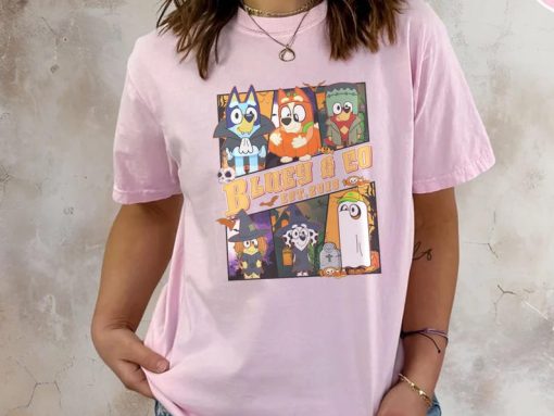 Bluey Friends Halloween Trick or Treat T- Shirt