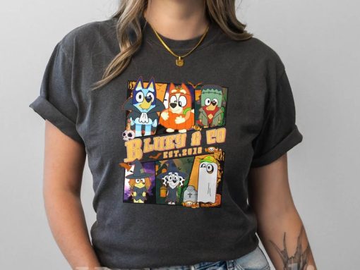 Bluey Friends Halloween Trick or Treat T- Shirt