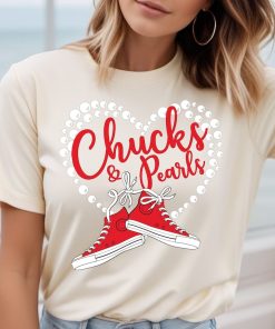 Chucks And Pearls Shirt, Madam President 2024,Kamala Harris Shirt