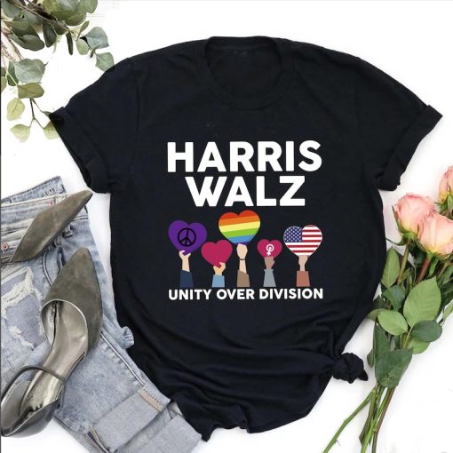 Harris Walz Shirt, Tim Walz Shirt, Unity Over Division Shirt