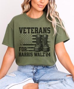 Veterans For Harris Walz Shirt Kamala Harris Shirt Madam President