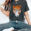 Booey Halloween Shirt, Cute Bluey Ghost T-Shirt