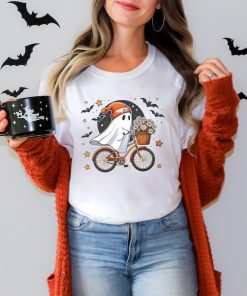 Comfort Colors® Cute Halloween Ghost Shirt, Halloween Women's Shirt