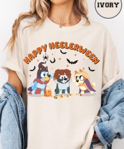 Comfort Colors Happy Heelerween Shirt, Bluey Halloween T-Shirt