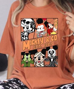 Vintage Mickey & Co Est. 1928 Halloween Shirt