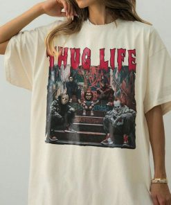 Thug Life Halloween Shirt, Horror Characters Shirt