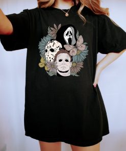 Retro Fall Comfort Colors Shirt, Scary Movie Halloween Shirt