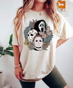 Retro Fall Comfort Colors Shirt, Scary Movie Halloween Shirt