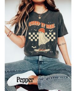 Comfort Colors® Creep It Real Shirt, Retro Halloween Shirt