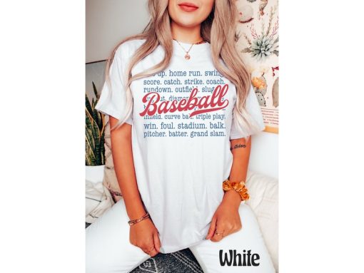 Comfort Colors® Baseball Shirt, Retro Baseball Shirt, Baseball Mama