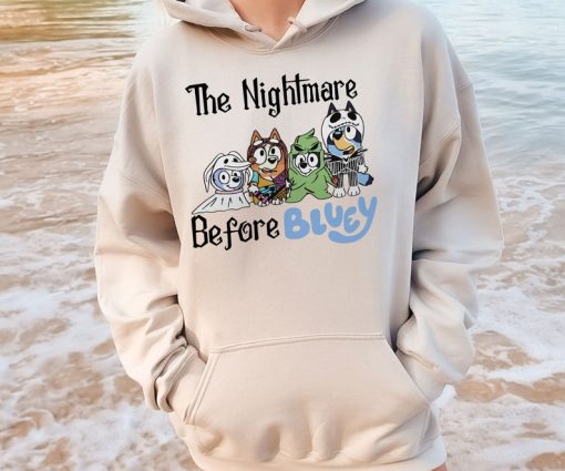 The Nightmare Before Bluey Themed Sweatshirt