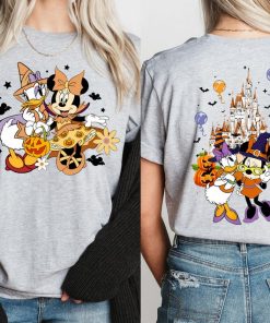 Minnie And Daisy Halloween T-Shirt, Disney Minnie Daisy Pumpkin