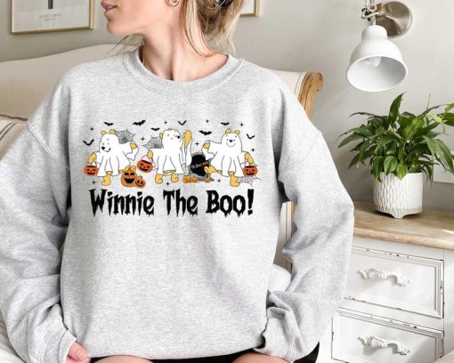 Retro Pooh Ghost Halloween Sweatshirt