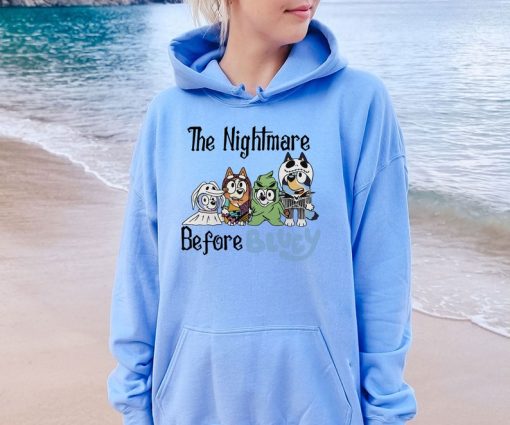 The Nightmare Before Bluey Themed Sweatshirt