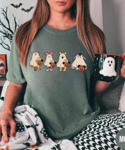 Comfort Colors® Retro Pooh and Friends Ghost Halloween Comfort Colors