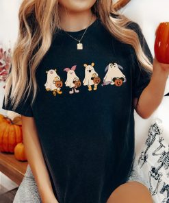 Comfort Colors® Retro Pooh and Friends Ghost Halloween Comfort Colors