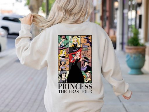 Halloween Princess Eras Tour Shirt,Disney Princess Halloween Shirt