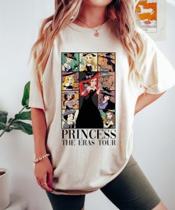 Halloween Princess Eras Tour Shirt,Disney Princess Halloween Shirt