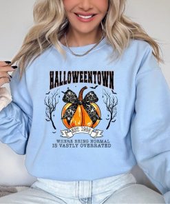 Halloweentown Sweatshirt, Retro Halloween Pumpkin Sweatshirt