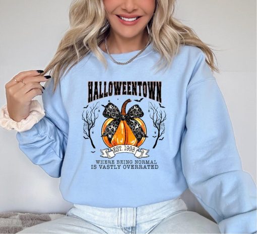 Halloweentown Sweatshirt, Retro Halloween Pumpkin Sweatshirt