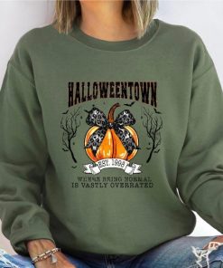 Halloweentown Sweatshirt, Retro Halloween Pumpkin Sweatshirt