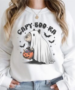 Capy-Boo-Ra Halloween Sweatshirt, Trick Or Treat Capybara Shirt