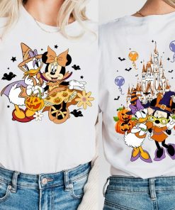 Minnie And Daisy Halloween T-Shirt, Disney Minnie Daisy Pumpkin