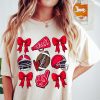 Coquette Game Day Shirt Football Mom Shirt, Mom Game Day Tee