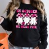 In October We Wear Pink Wizard Ghosts Sweatshirt