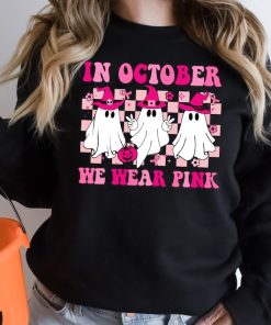 In October We Wear Pink Wizard Ghosts Sweatshirt