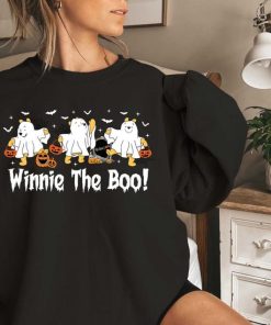 Retro Pooh Ghost Halloween Sweatshirt