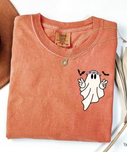 Comfort Colors® Hippie Ghost Shirt, Cute Ghost TShirt