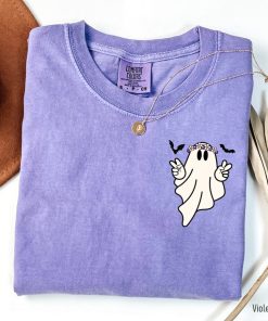 Comfort Colors® Hippie Ghost Shirt, Cute Ghost TShirt