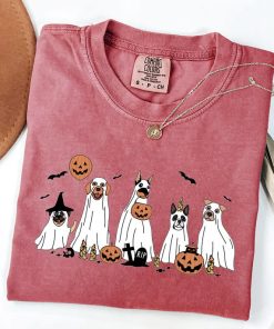 Comfort Colors® Сute Ghost Dog T-shirt, Ghost Dog Tee