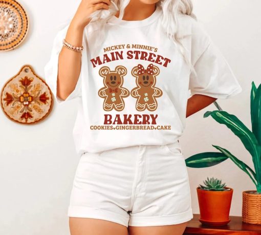 Main Street Bakery Gingerbread Cookies Cakes T-Shirt